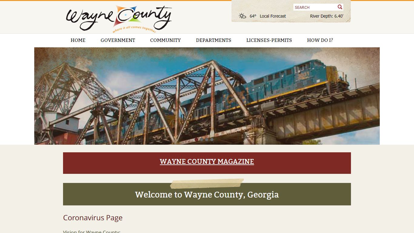 Online Statewide and Local Public Database - Wayne County, GA